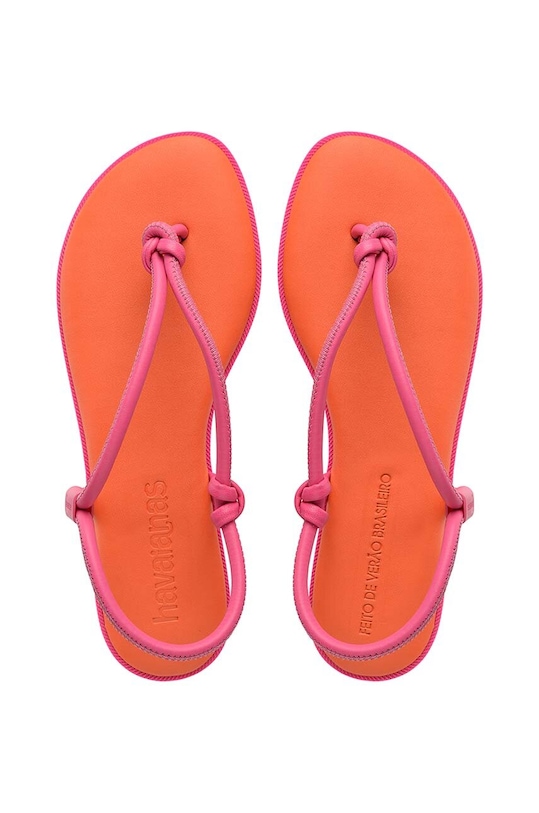 Havaianas sandały UNA ACAI syntetyczny pomarańczowy 4149616.7608