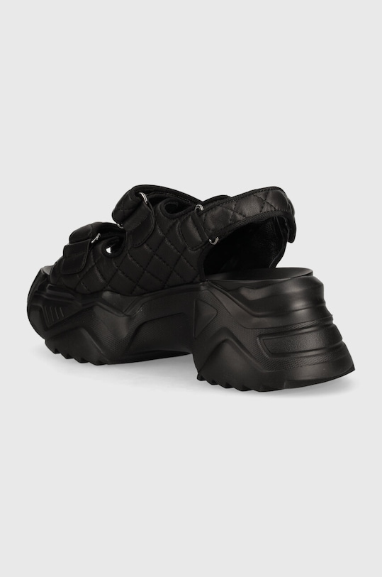 Încălțăminte Miss Sixty sandale de piele 6L2QJ8500000 QJ8500 SHOES 6L2QJ8500000 negru