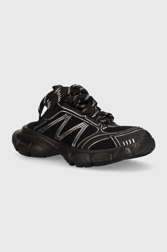 Miss Sixty klapki 6L2QJ8530000 QJ8530 SHOES tekstylny czarny 6L2QJ8530000