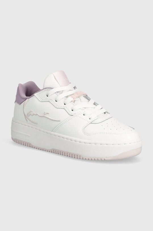 Sneakers boty Karl Kani Up Logo imitace kůže bílá 1184310