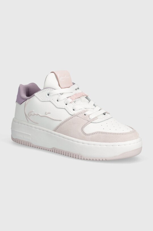 Tenisky Karl Kani Up Logo usňová koža ružová 1184311