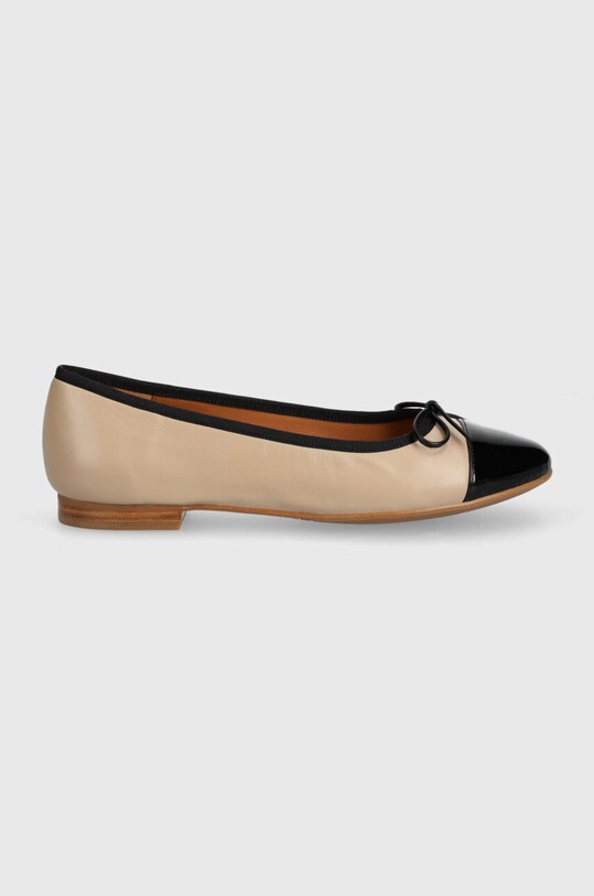 Billi Bi balerini de piele A6021 bej SS24