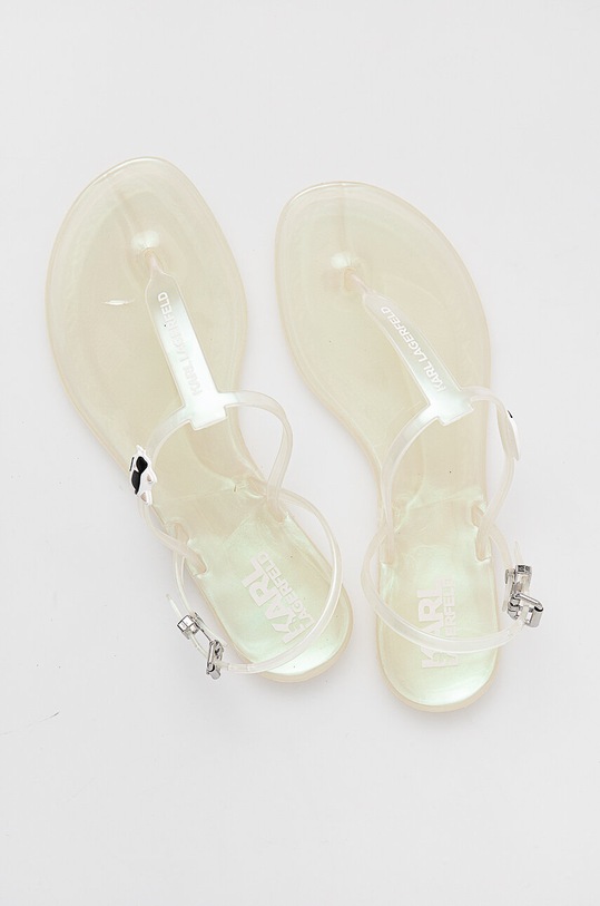 Karl Lagerfeld sandały JELLY transparentny KL80002N.VII