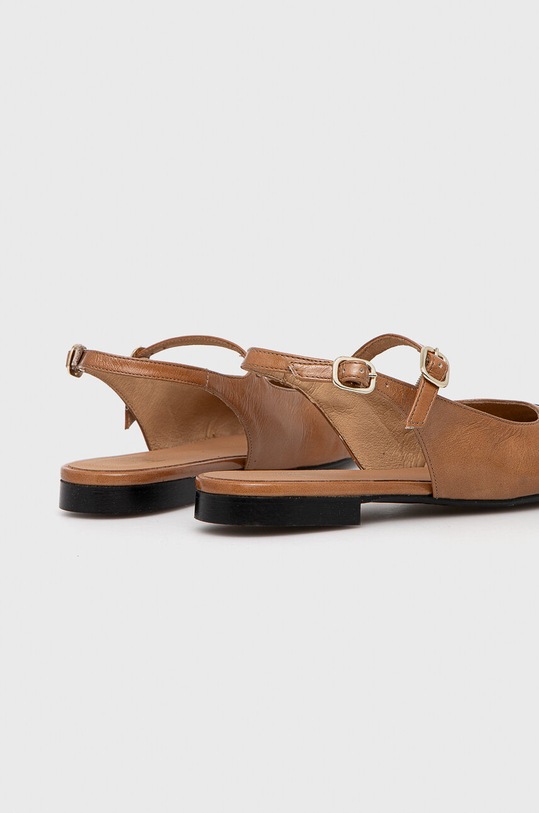 Billi Bi baleriny skórzane brązowy A6801