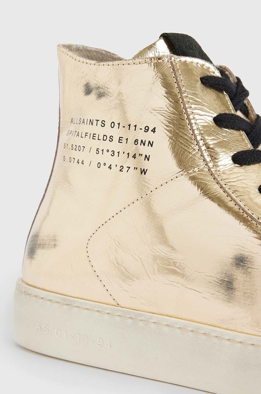 Obuv Kožené tenisky AllSaints Tana WF543X.GLD zlatá