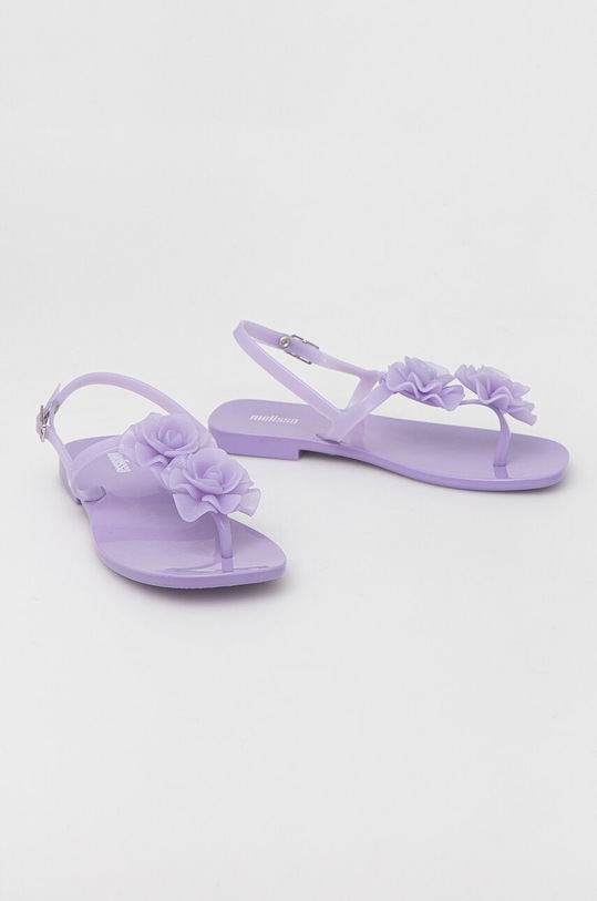 Obuwie Melissa sandały MELISSA HARMONIC SQUARED GARDEN M.33563.50754 fioletowy