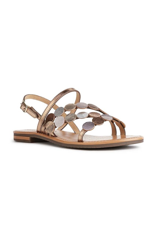 Geox sandały skórzane D SOZY S X D25LXX.0CFZ0.C6008 brązowy SS25