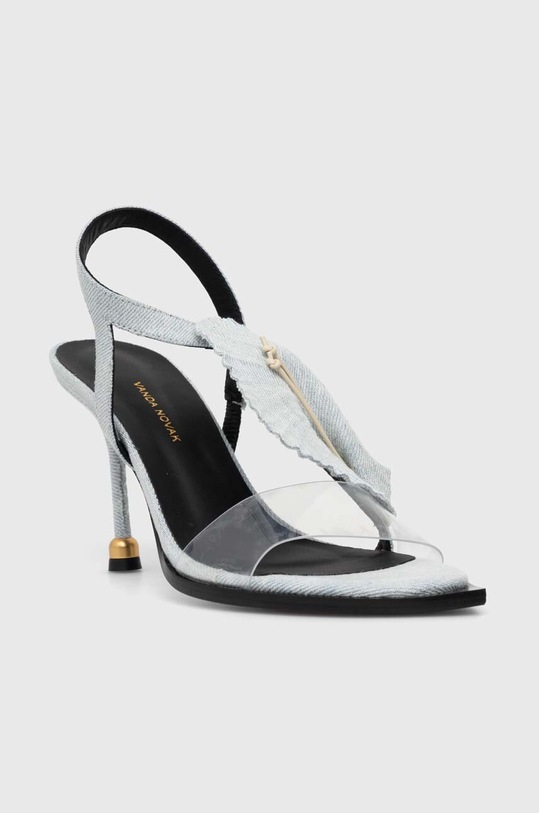 Vanda Novak szpilki Gloria syntetyczny niebieski Gloria.Light.Jeans