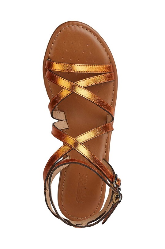 Geox sandały skórzane D SOZY S G D15LXG.000N6.C2008 pomarańczowy