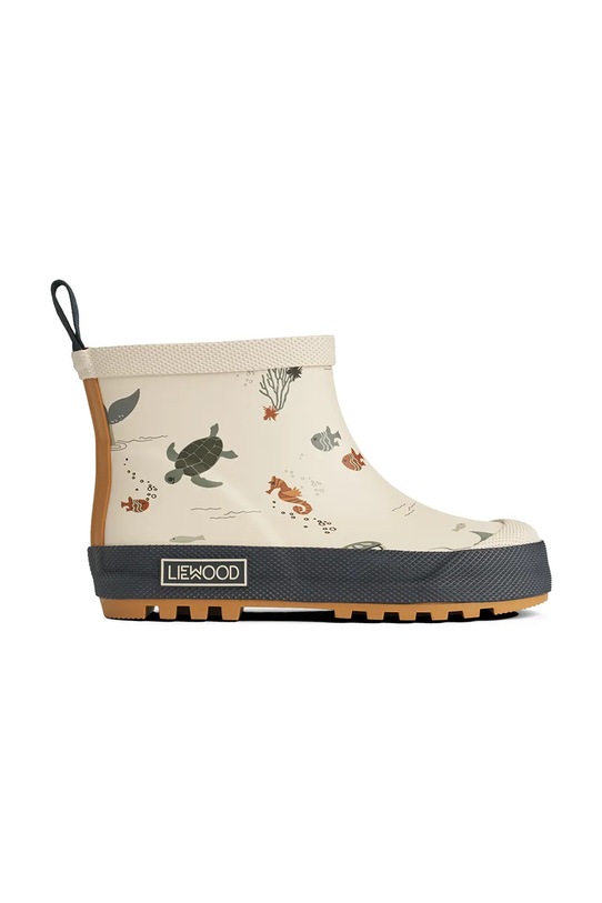 Liewood kalosze dziecięce Tekla Printed Rainboot beżowy LW17782