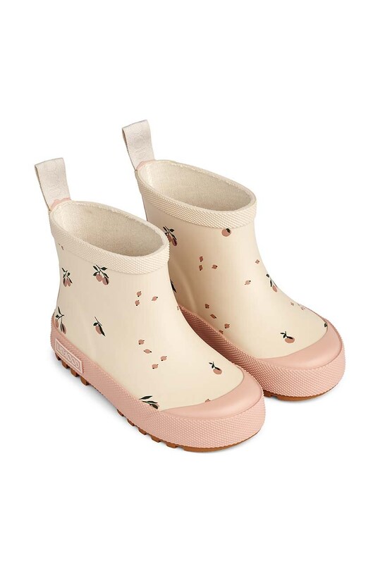 Дитячі гумові чоботи Liewood Tekla Printed Rainboot рожевий LW17782