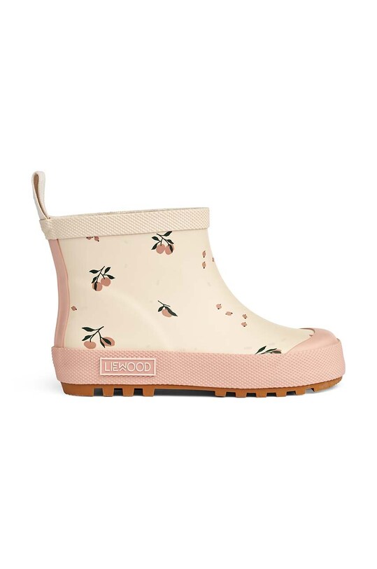 Хлопчик Дитячі гумові чоботи Liewood Tekla Printed Rainboot LW17782 рожевий