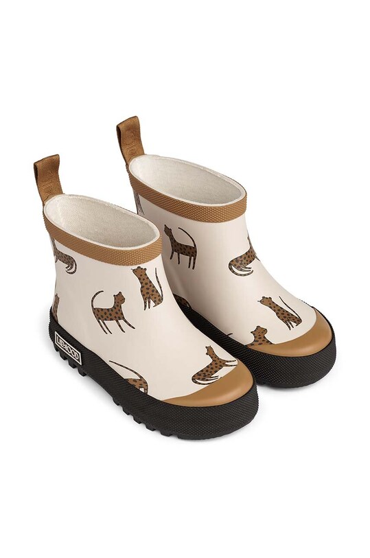 Liewood kalosze dziecięce Tekla Printed Rainboot beżowy LW17782