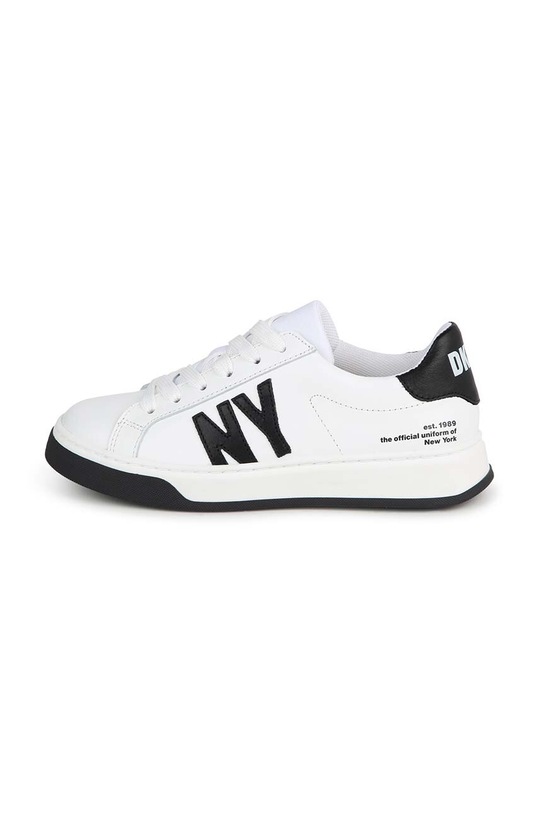 Dkny sneakersy skórzane dziecięce biały D60124.35