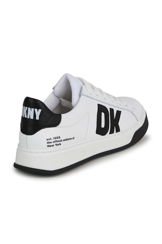 Fete Dkny teniși din piele copii D60124.36.39 alb
