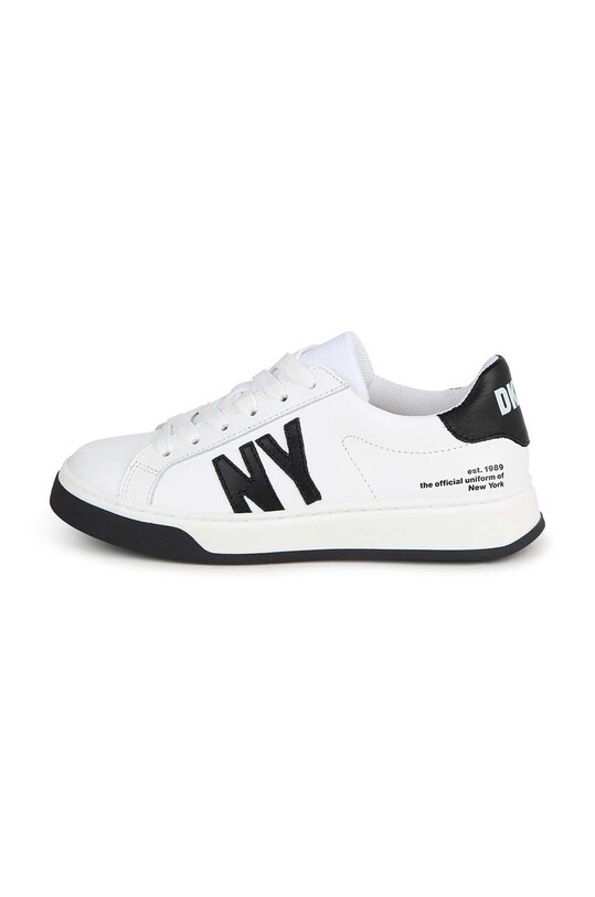 Dkny teniși din piele copii alb D60124.36.39