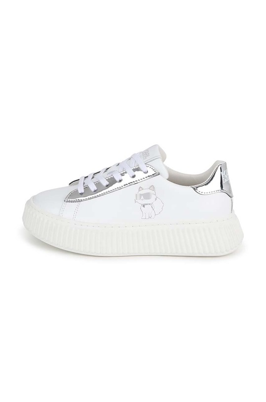 Karl Lagerfeld sneakersy skórzane dziecięce biały Z30007.36.39