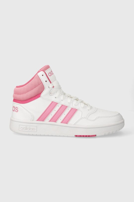 Детские кроссовки adidas Originals HOOPS 3.0 MID K синтетический розовый IG3716