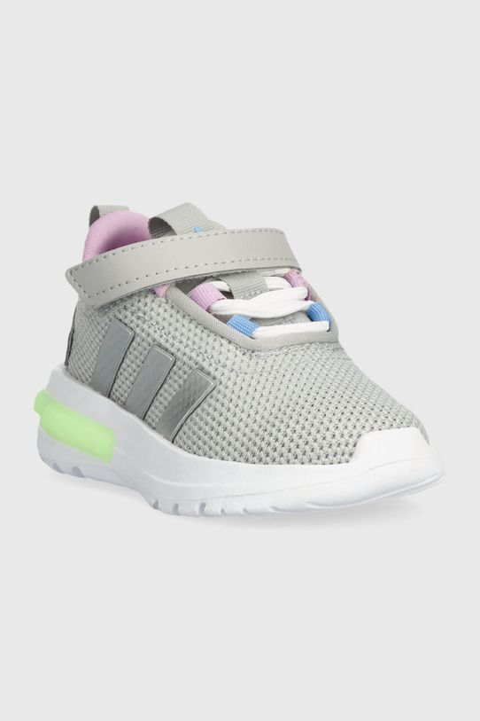 adidas sneakersy dziecięce RACER TR23 EL I ID5959 szary SS24