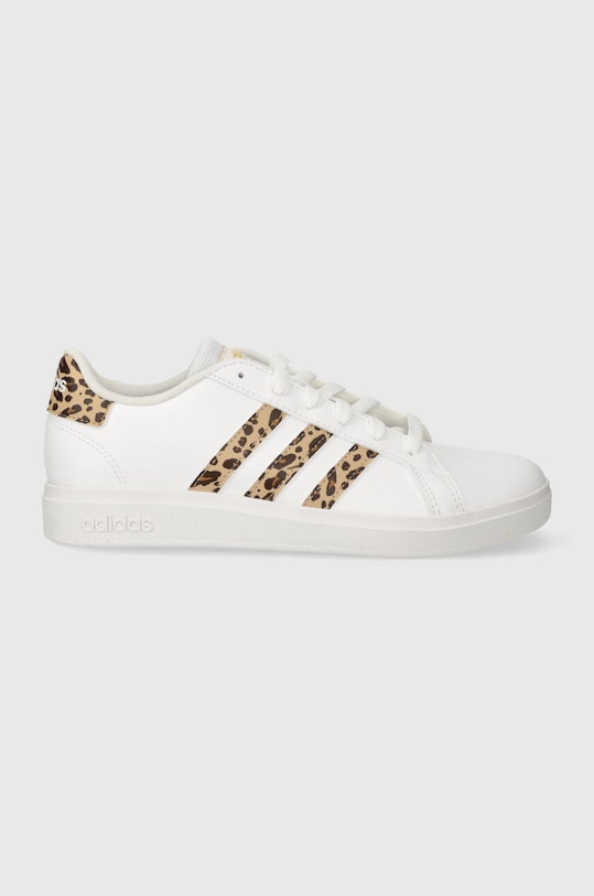 Дитячі кросівки adidas GRAND COURT 2.0 K імітація лицьової шкіри білий IG1187