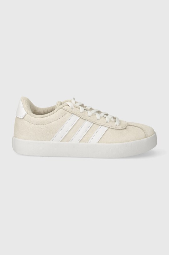 Дитячі кросівки adidas VL COURT 3.0 K імітація лицьової шкіри бежевий ID6312