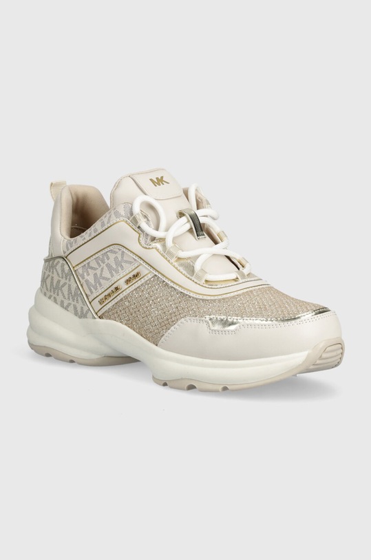 Michael Kors sneakersy dziecięce imitacja skóry licowej złoty MK100895