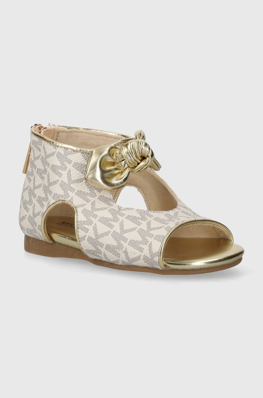 Michael Kors sandały dziecięce imitacja skóry licowej złoty MK100991