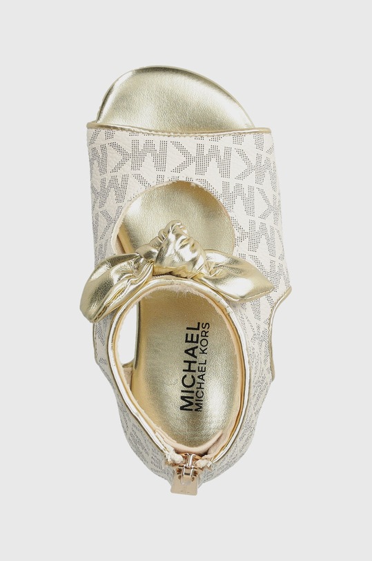 Michael Kors sandały dziecięce złoty MK100991