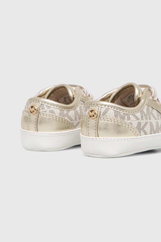 Dziewczynka Michael Kors buty niemowlęce MK101015 złoty