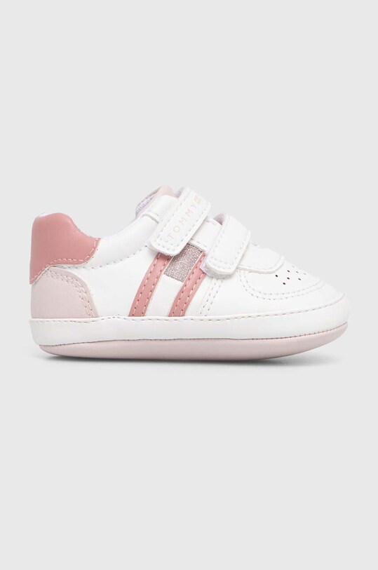 Tommy Hilfiger buty niemowlęce imitacja skóry licowej różowy T0A4.33179