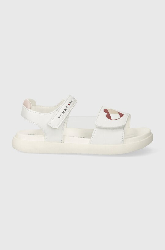 Дитячі сандалі Tommy Hilfiger імітація лицьової шкіри білий T1A2.33232.24.32