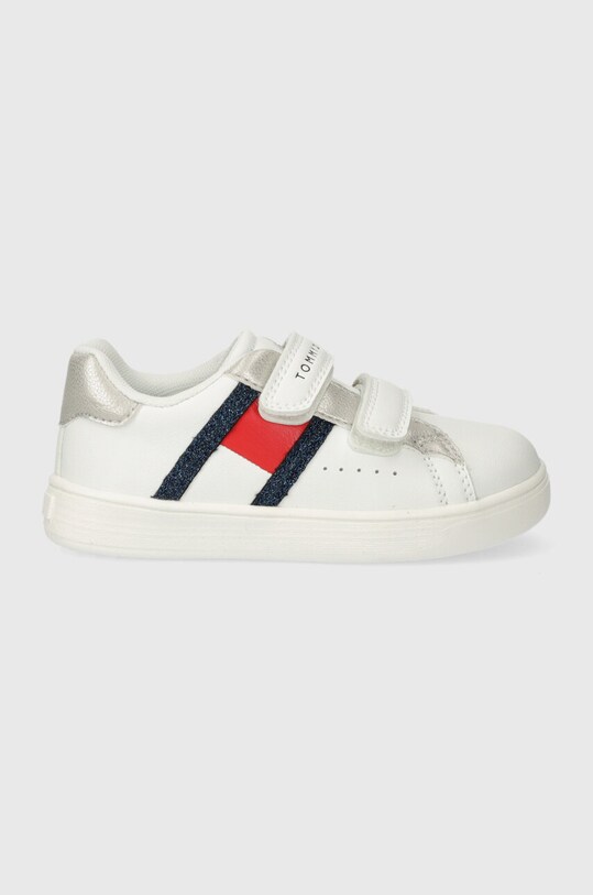 Дитячі кросівки Tommy Hilfiger імітація лицьової шкіри білий T1A9.33190