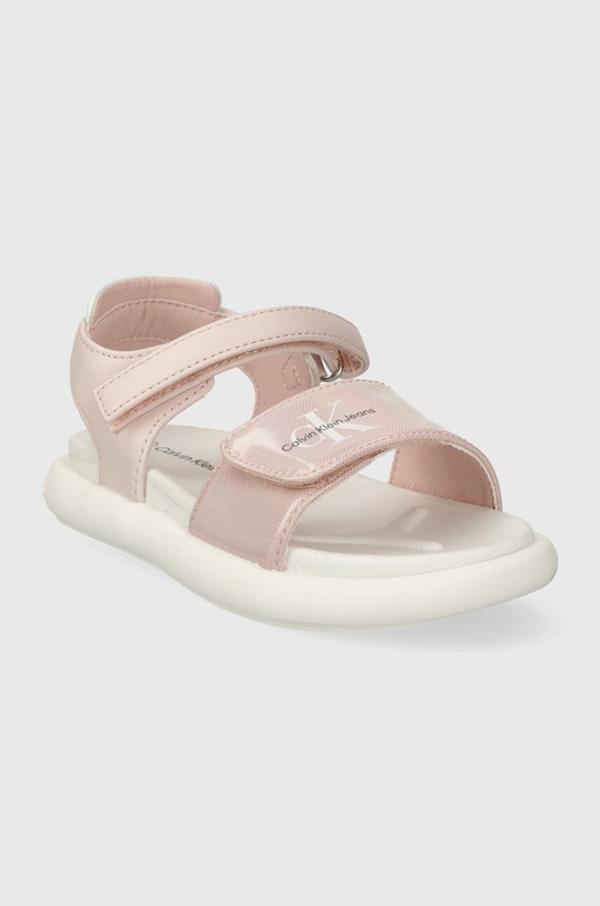 Dziewczynka Calvin Klein Jeans sandały dziecięce V1A2.80818.24.29 różowy