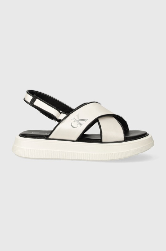 Calvin Klein Jeans sandale copii V3A2.80831.30.34 alb SS24