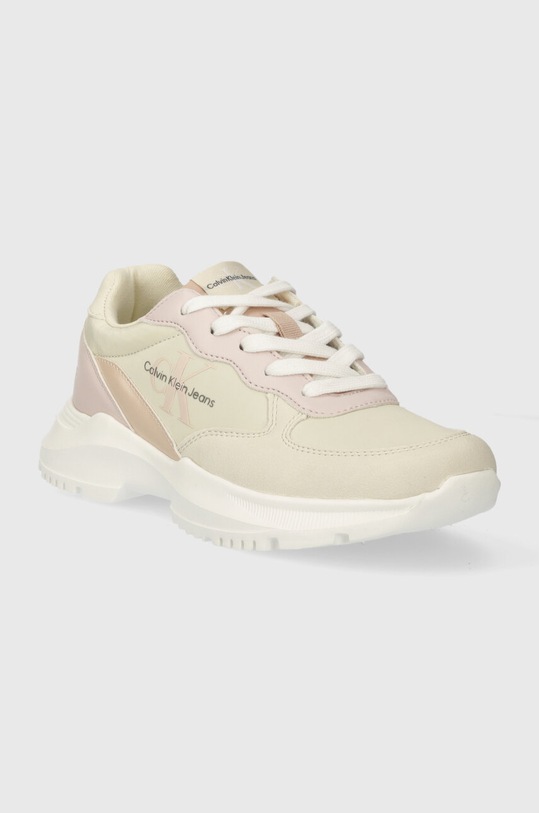Calvin Klein Jeans sneakersy dziecięce V3A9.80809.35.39 beżowy SS24