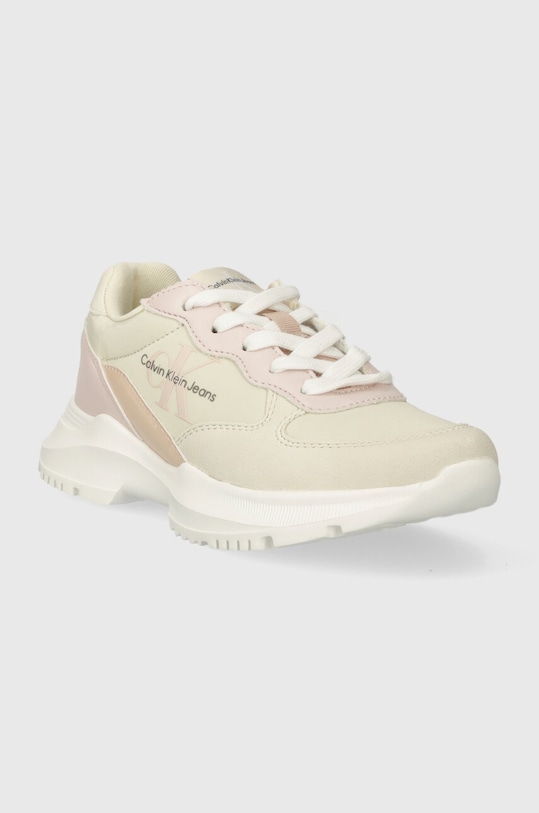 Detské tenisky Calvin Klein Jeans V3A9.80809.28.34 béžová SS24