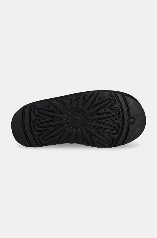 UGG śniegowce zamszowe dziecięce CLASSIC ULTRA MINI PLATFORM 1157791K czarny