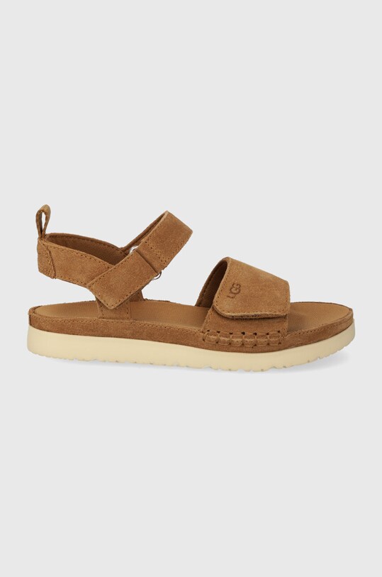 UGG sandale din piele intoarsa pentru copii GOLDENSTAR maro 1136539K