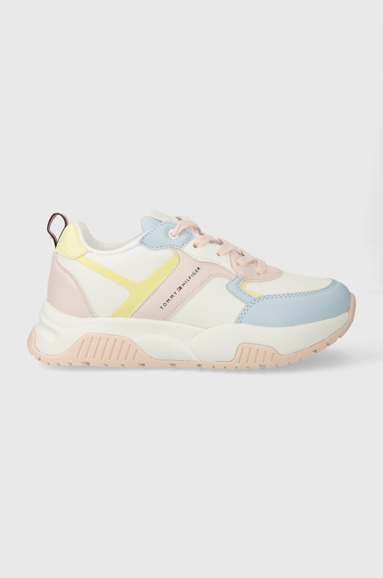 Tommy Hilfiger sneakersy dziecięce imitacja skóry licowej multicolor T3A9.33221.35.39
