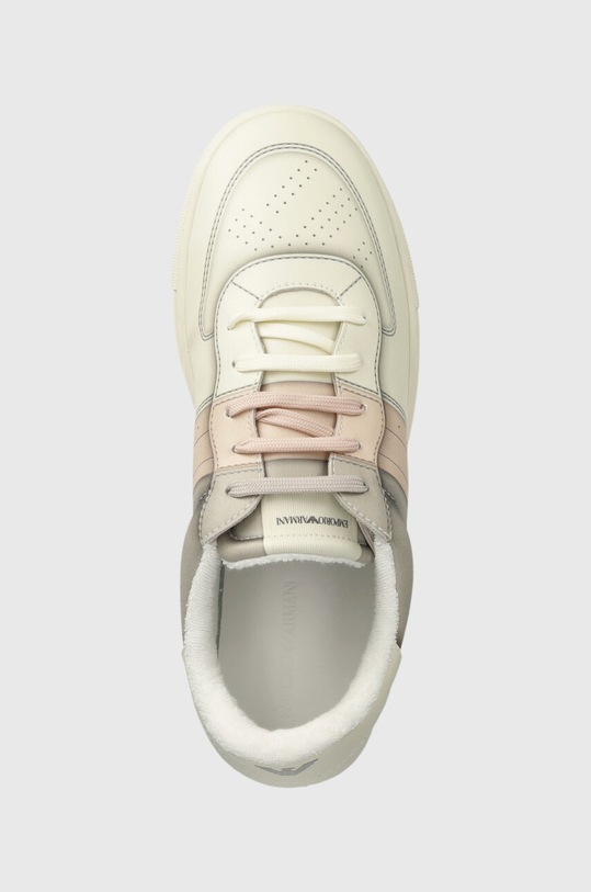 Kožené tenisky Emporio Armani béžová XXX011.XOI79