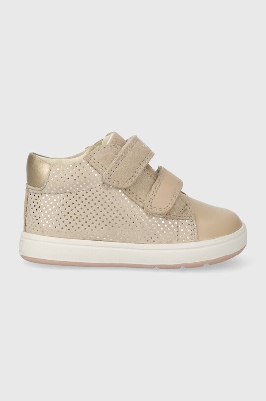 Geox sneakers de piele întoarsă pentru copii BIGLIA piele întoarsă bej B044CC.00722.18.26