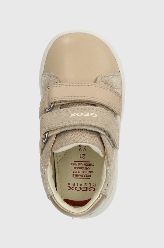 Detské semišové tenisky Geox BIGLIA béžová B044CC.00722.18.26
