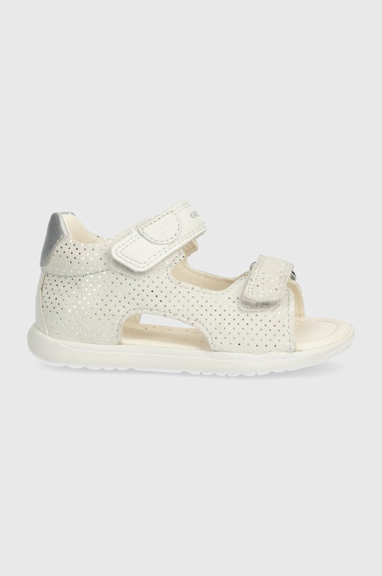 Geox sandały zamszowe SANDAL MACCHIA syntetyczny beżowy B254WA.00754.18.26