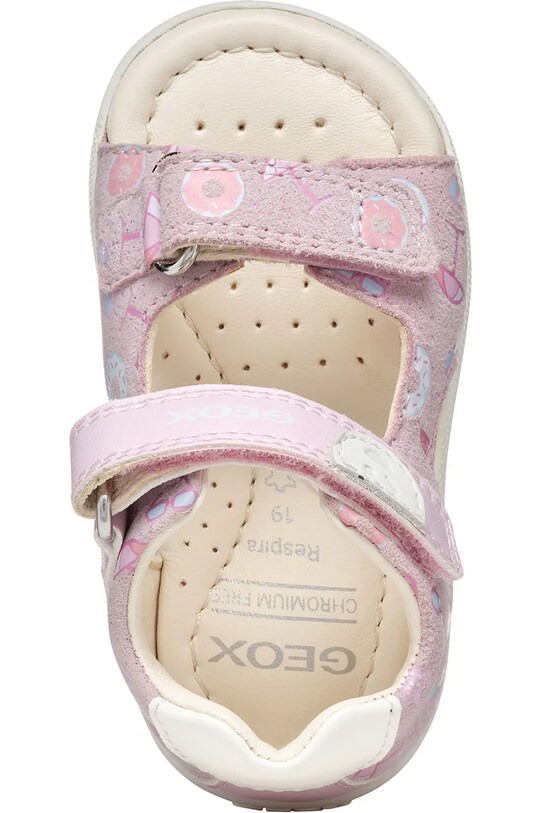 Geox velúr szandál SANDAL MACCHIA B254WA.00754.18.26 rózsaszín