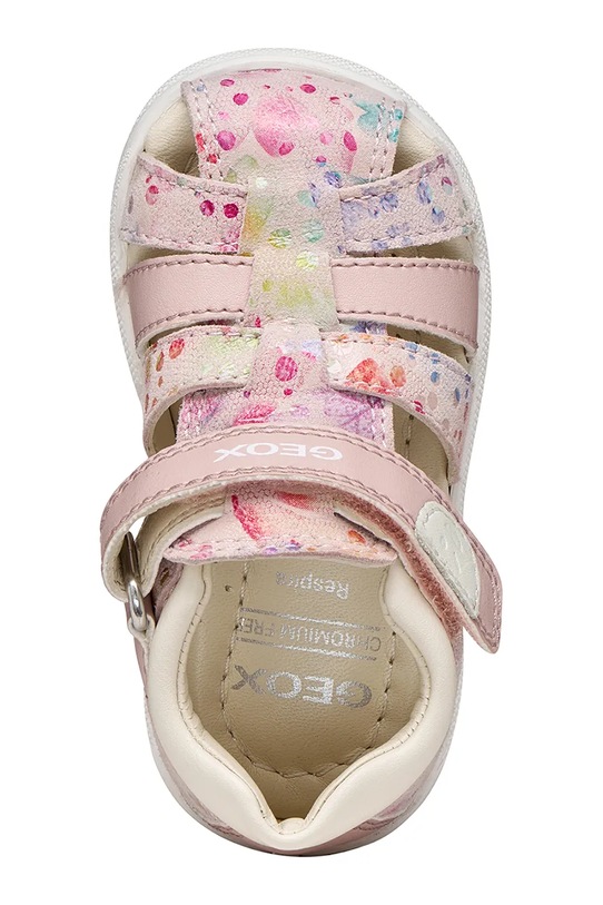 Παιδικά δερμάτινα σανδάλια Geox SANDAL MACCHIA B254WB.007BC.18.26 ροζ