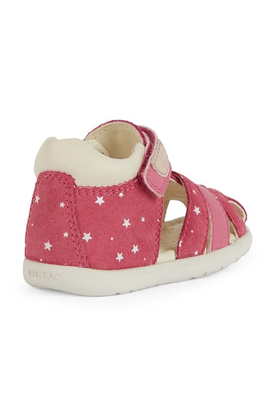 Djevojčice Dječje kožne sandale Geox SANDAL MACCHIA B254WB.007BC.18.26 roza
