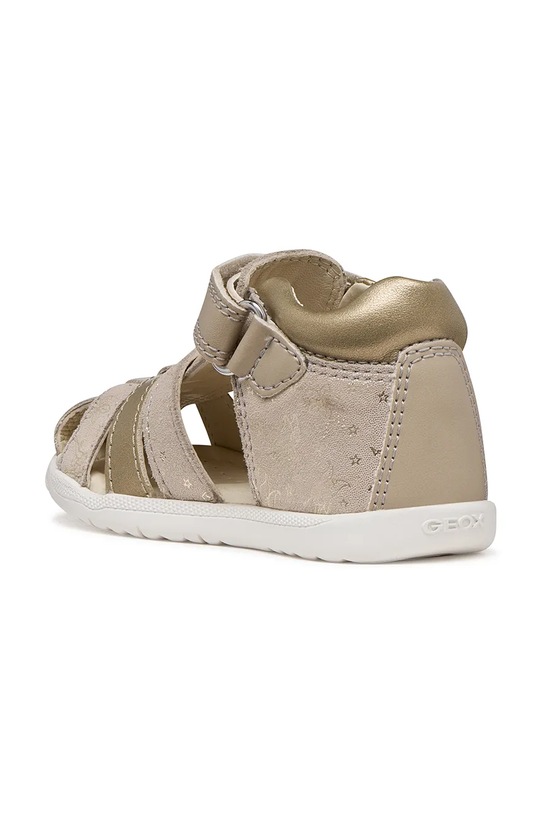 Geox sandały dziecięce skórzane SANDAL MACCHIA złoty B254WB.007NF.18.26