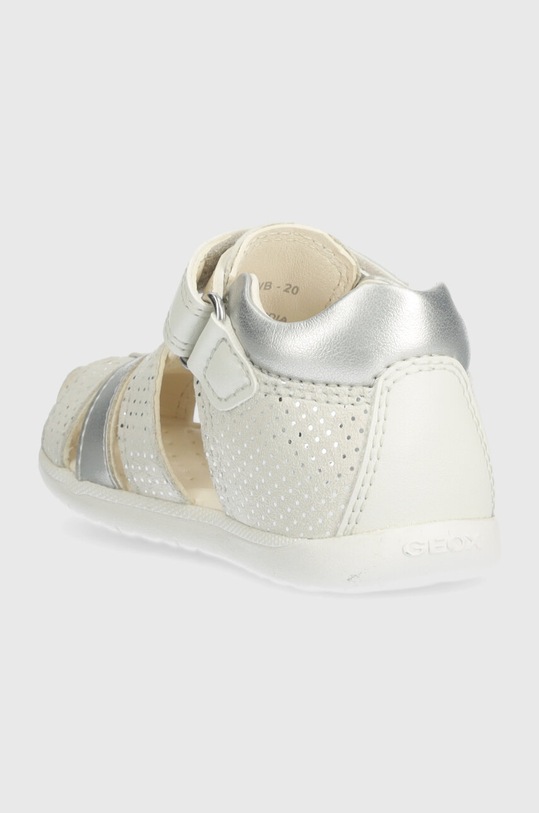 Dievča Detské semišové sandále Geox SANDAL MACCHIA B254WB.007NF.18.26 strieborná