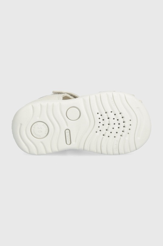 Detské semišové sandále Geox SANDAL MACCHIA B254WB.007NF.18.26 strieborná