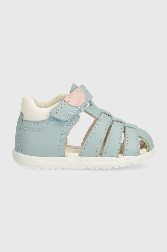 Dětské sandály Geox SANDAL MACCHIA imitace kůže tyrkysová B254WB.08554.18.26